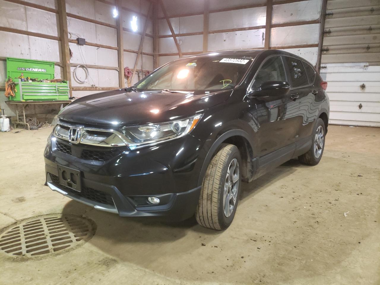 Photo 2 from auction – 2018 HONDA CR-V EX with VIN 7FARW2H59JE087566