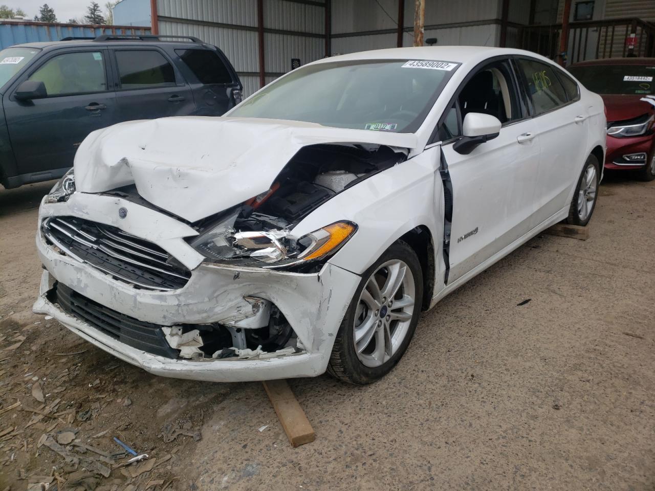 Photo 2 from auction – 2018 FORD FUSION SE with VIN 3FA6P0LU0JR168782
