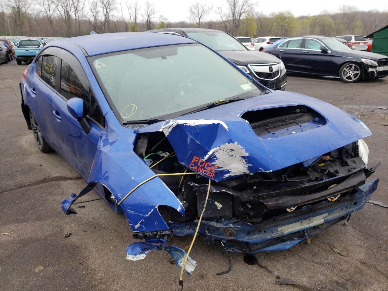 SUBARU WRX 2015 with VIN JF1VA1A63F9821292 - Photo from auction
