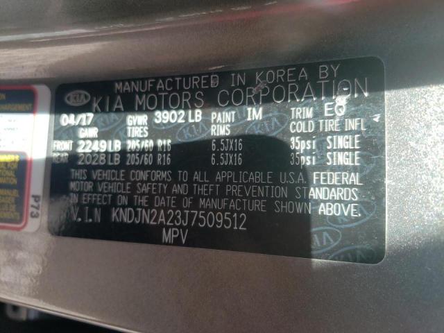 Photo 10 from auction – 2018 KIA SOUL with VIN KNDJN2A23J7509512