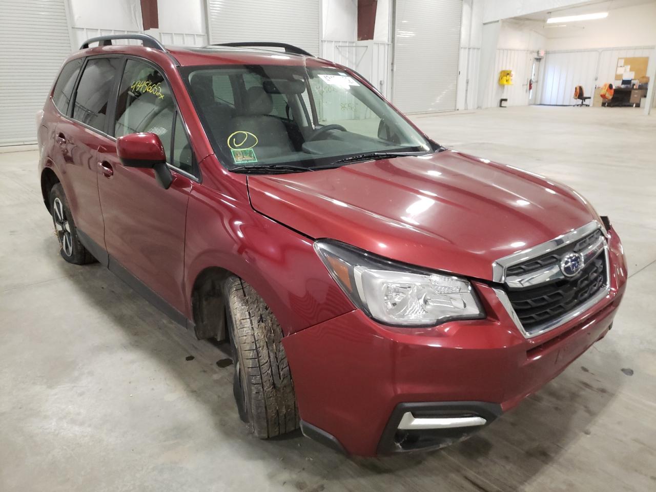 SUBARU FORESTER 2 2018 with VIN JF2SJAEC0JH413037 - Photo from auction