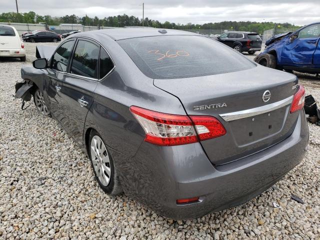Photo 3 from auction – 2015 NISSAN SENTRA S with VIN 3N1AB7AP1FY344599