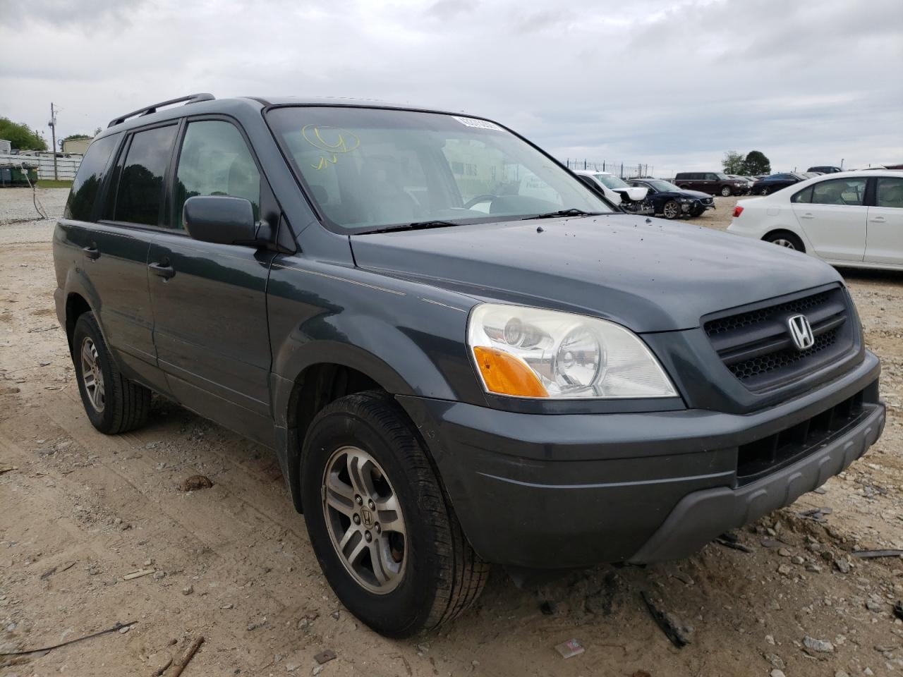 HONDA PILOT EXL 2005 with VIN 5FNYF185X5B057726 - Photo from auction