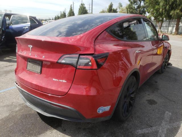Photo 4 from auction – 2021 TESLA MODEL Y with VIN 5YJYGDEEXMF095541