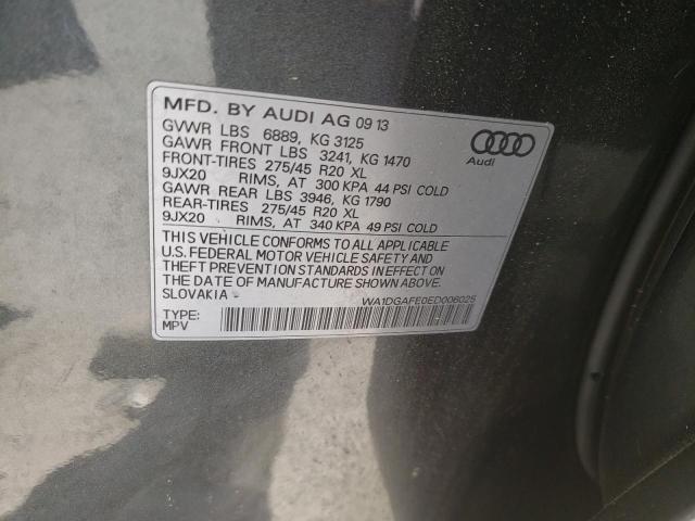 Photo 10 from auction – 2014 AUDI Q7 PRESTIG with VIN WA1DGAFE0ED006025