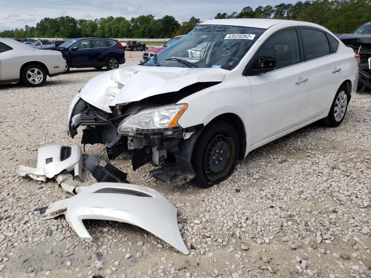 Photo 2 from auction – 2014 NISSAN SENTRA S with VIN 3N1AB7AP3EY332310