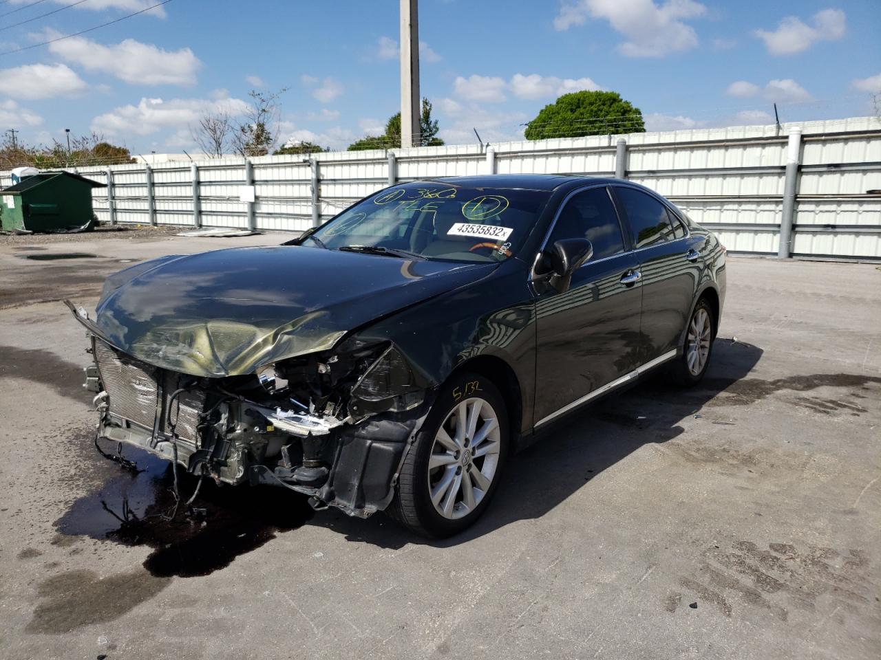 Photo 2 from auction – 2010 LEXUS ES 350 with VIN JTHBK1EG8A2374083