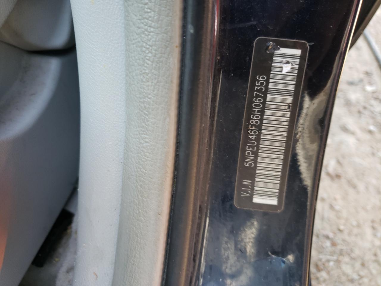 Photo 10 from auction – 2006 HYUNDAI SONATA GLS with VIN 5NPEU46F86H067356