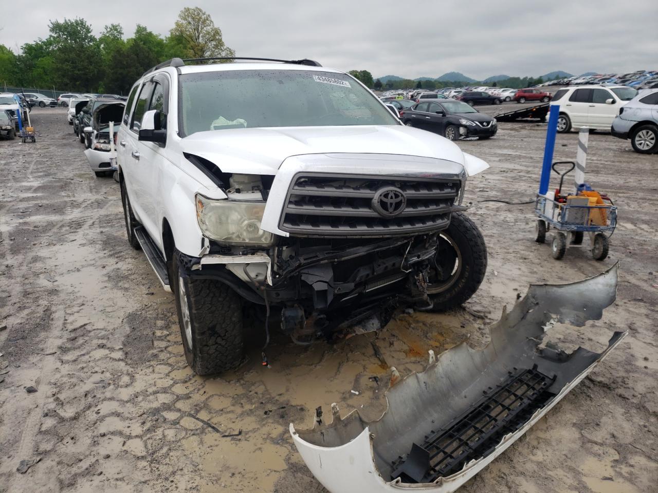 Photo 9 from auction – 2008 TOYOTA SEQUOIA with VIN 5TDBY64A58S004299