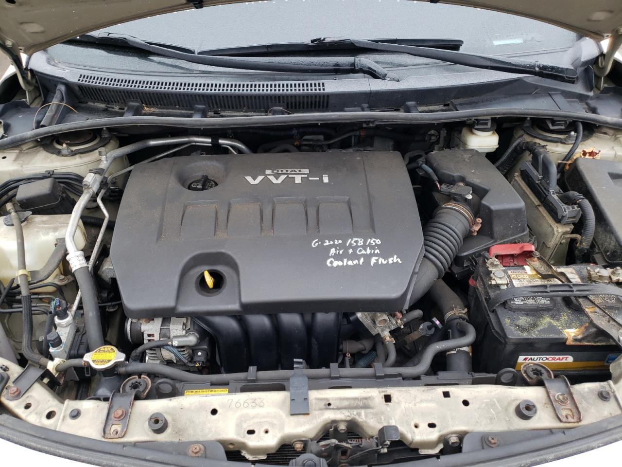 Photo 7 from auction – 2009 TOYOTA COROLLA BA with VIN 2T1BU40E89C121278