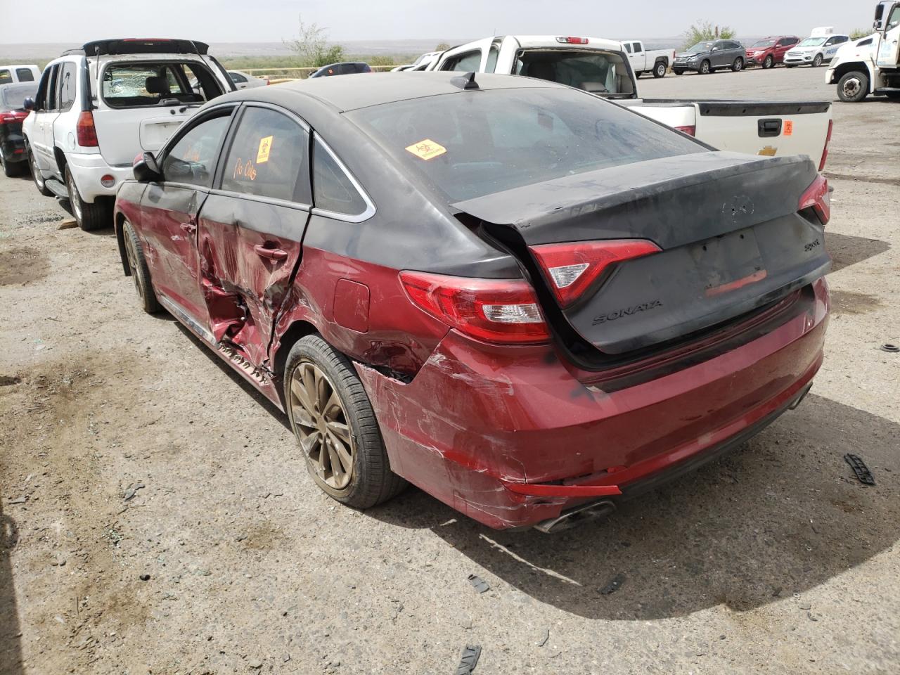 Photo 3 from auction – 2015 HYUNDAI SONATA SPO with VIN 5NPE34AF8FH043083