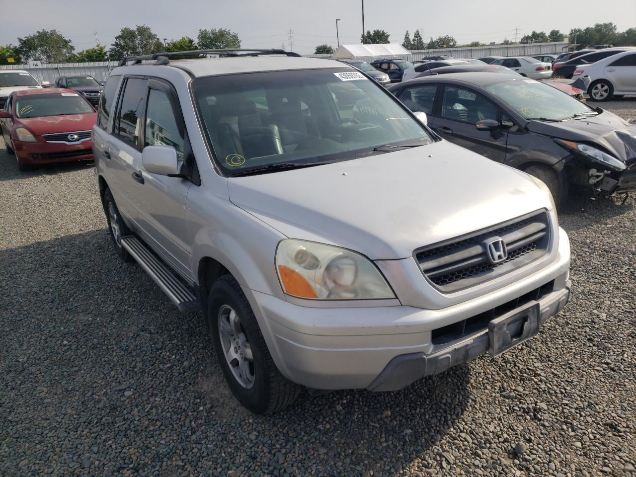 HONDA PILOT EXL 2003 with VIN 2HKYF18613H534860 - Photo from auction