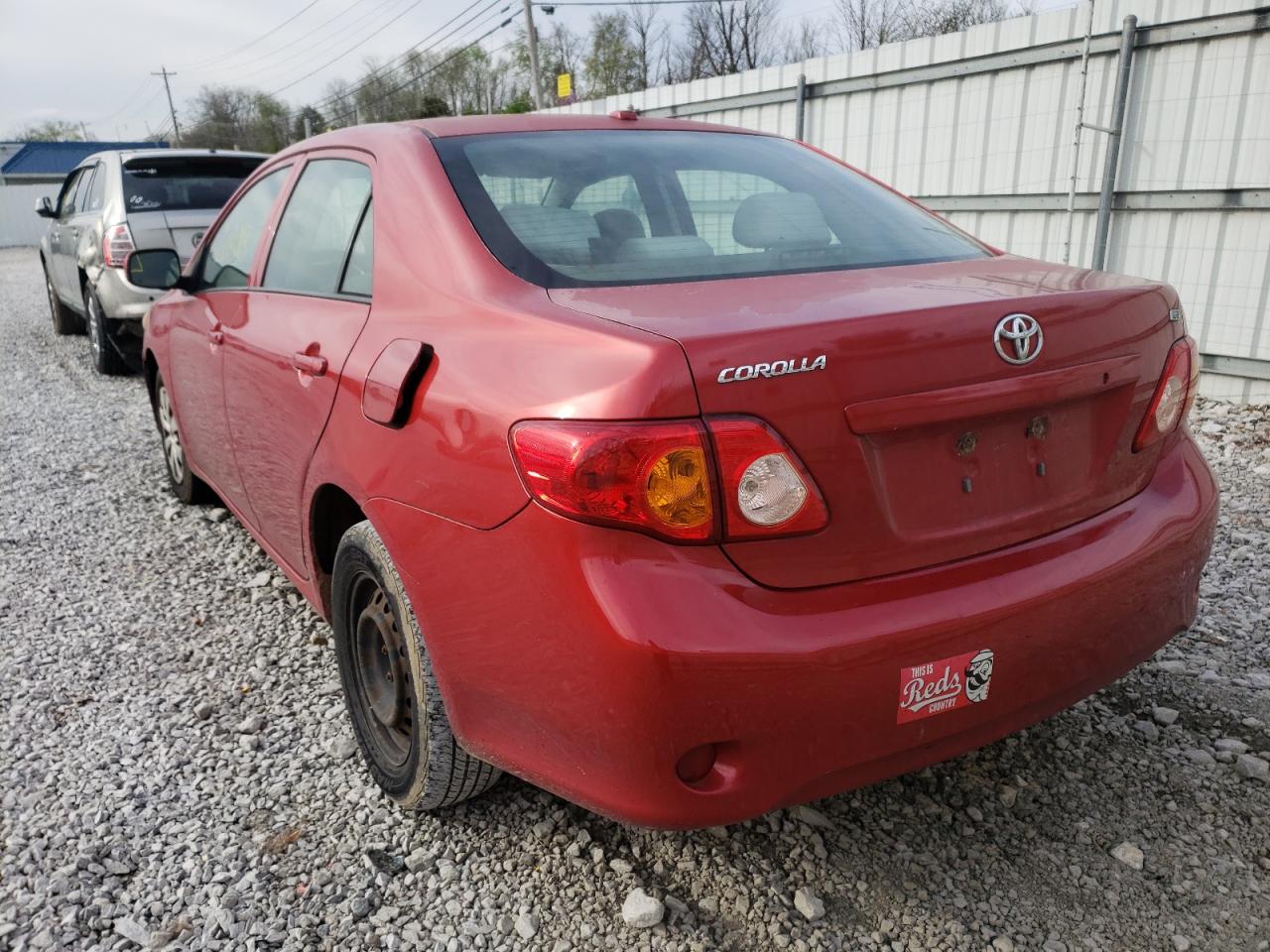 Photo 3 from auction – 2009 TOYOTA COROLLA BA with VIN 1NXBU40E79Z038150