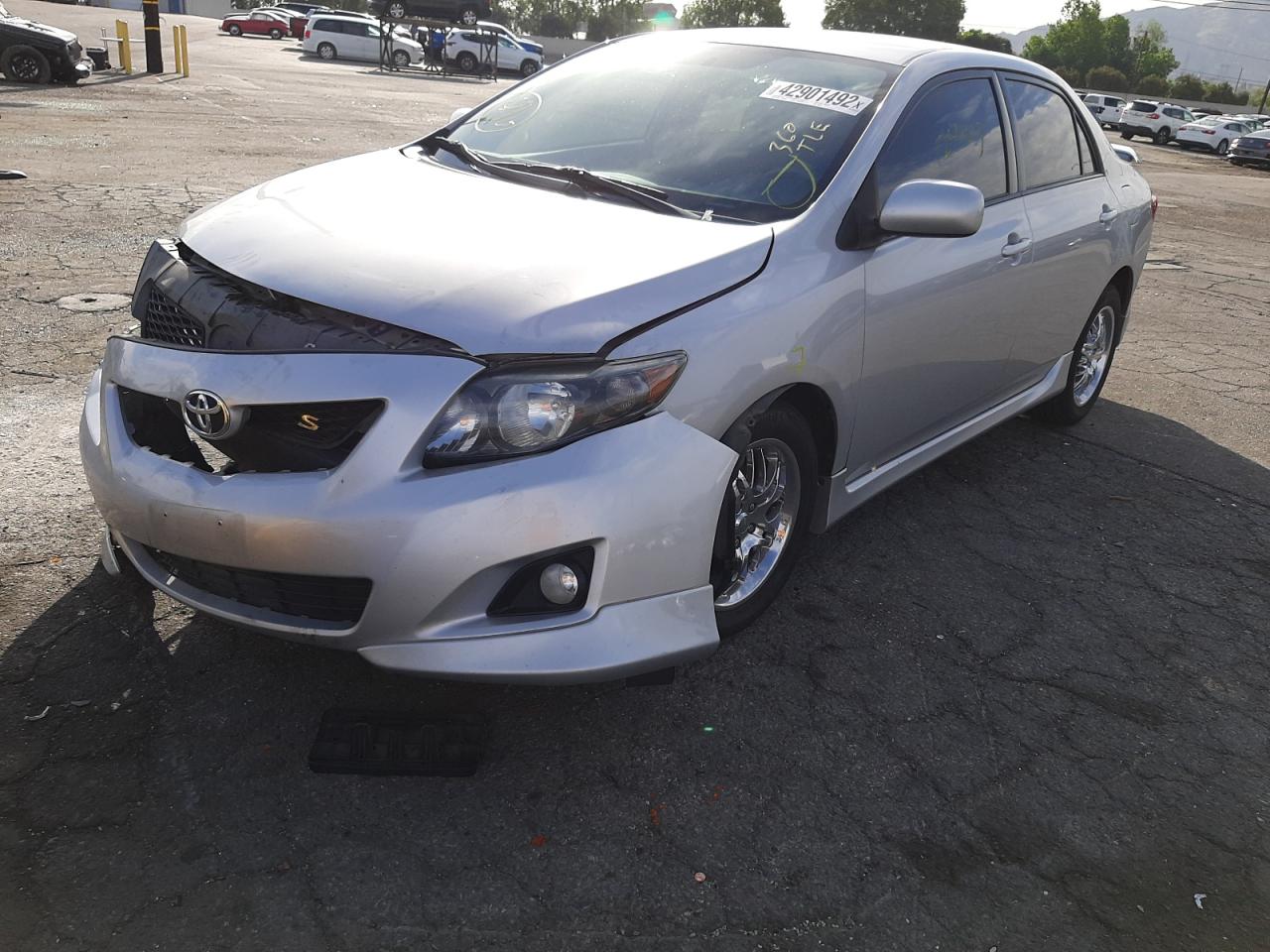 Photo 2 from auction – 2009 TOYOTA COROLLA BA with VIN 1NXBU40E09Z033064