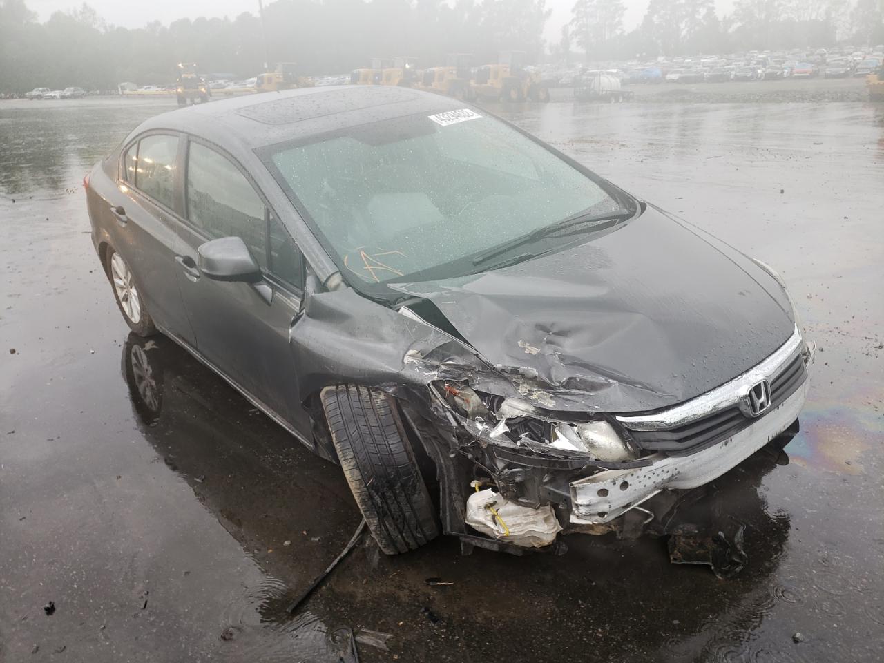 HONDA CIVIC EX 2012 with VIN 19XFB2F8XCE059534 - Photo from auction