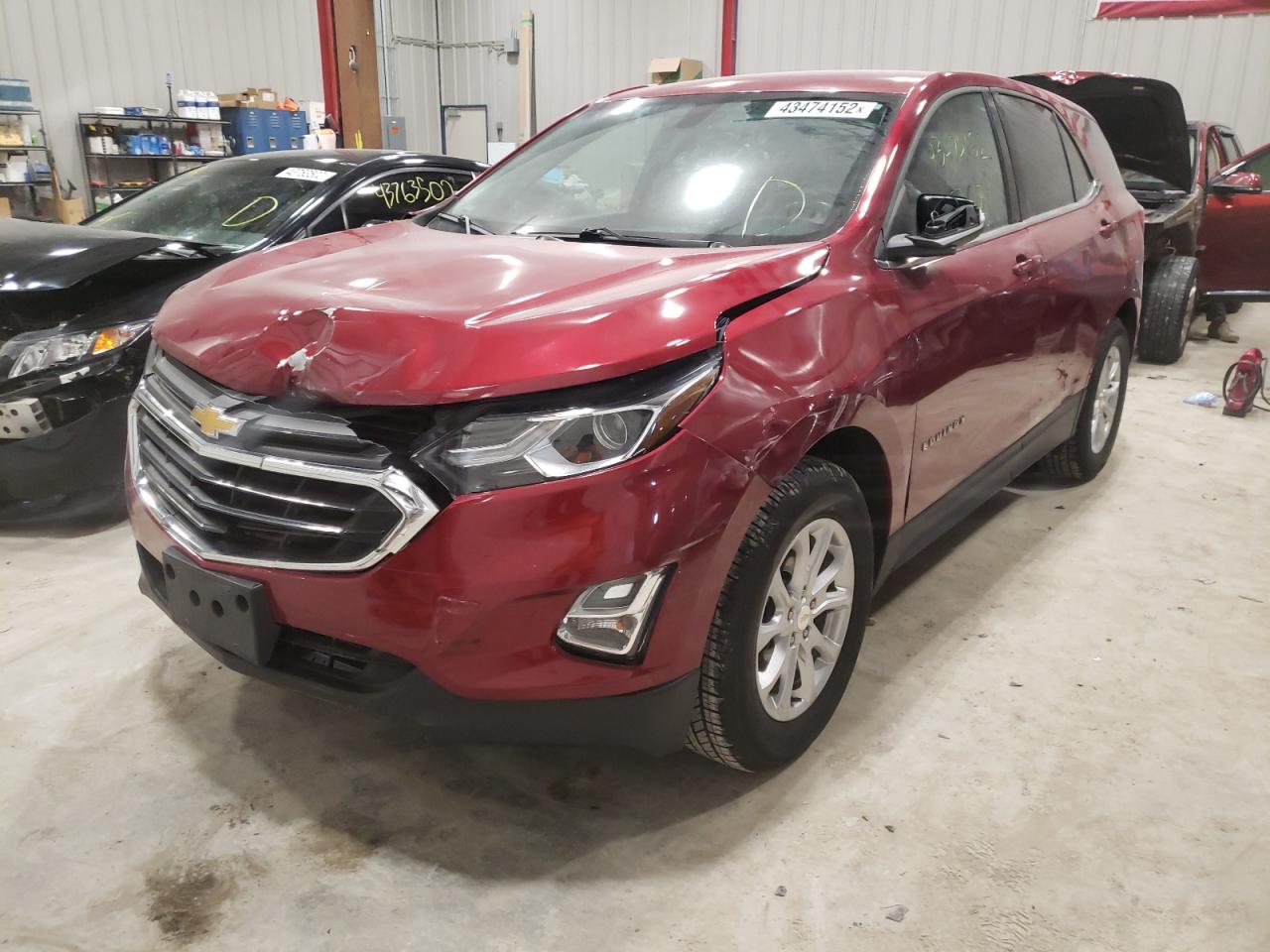 Photo 2 from auction – 2018 CHEVROLET EQUINOX LT with VIN 3GNAXSEV7JS565380