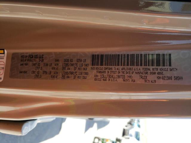 Photo 10 from auction – 2020 JEEP GLADIATOR with VIN 1C6JJTBG4LL190733