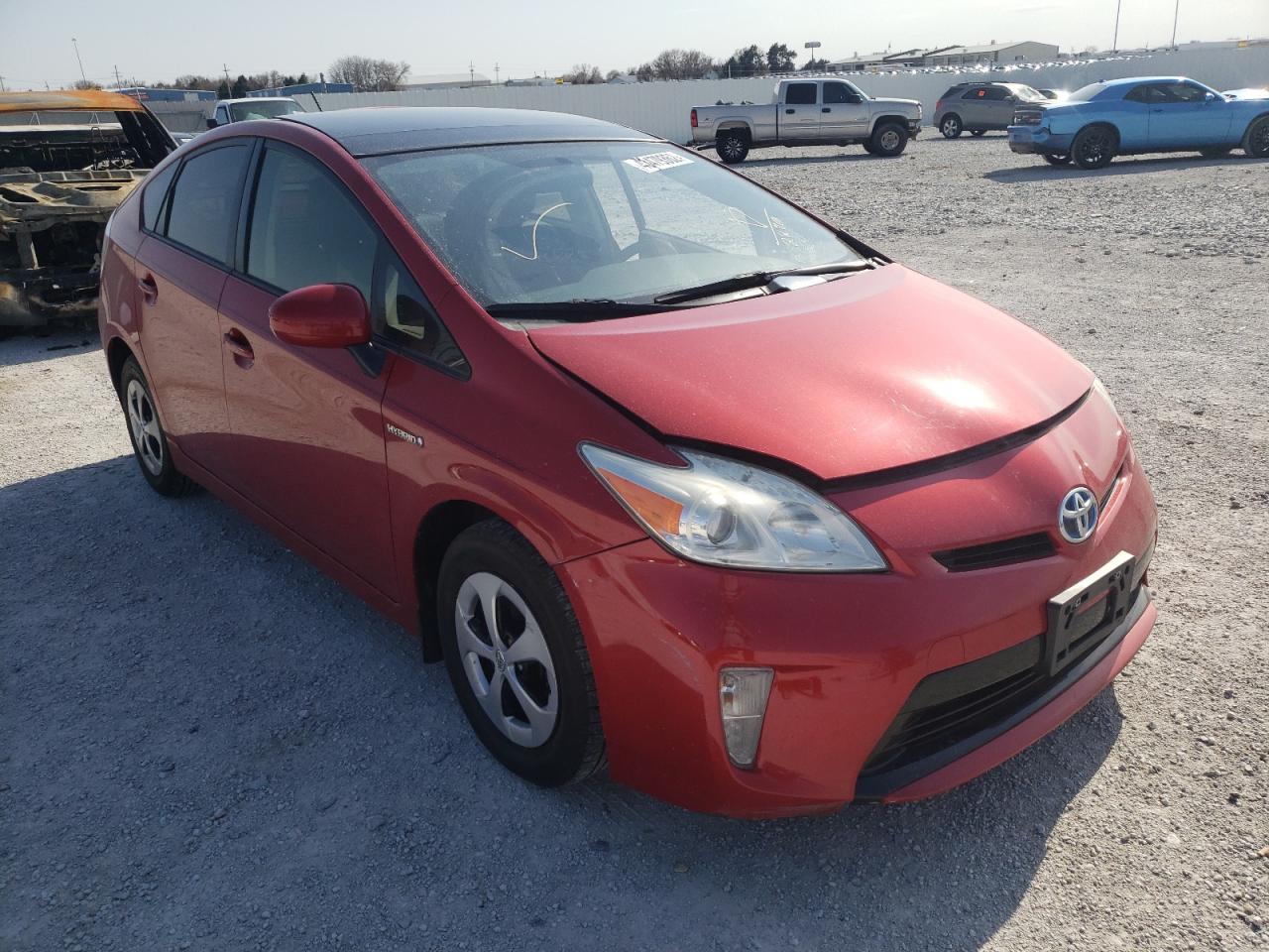 TOYOTA PRIUS 2012 with VIN JTDKN3DU6C5502270 - Photo from auction