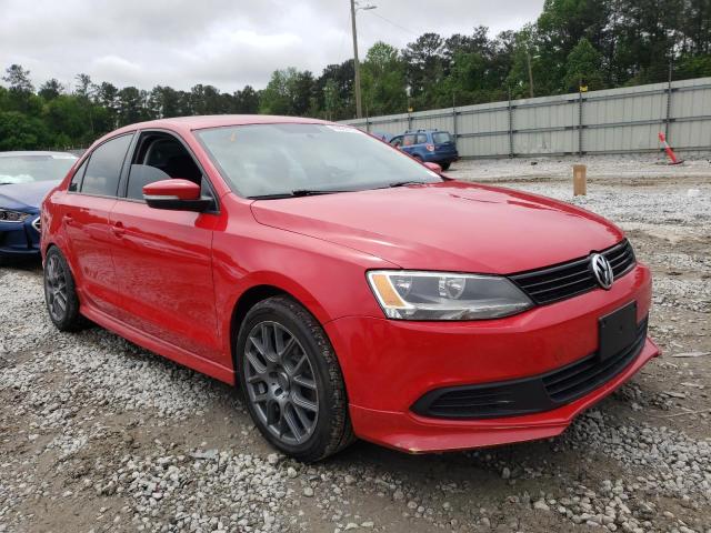 VOLKSWAGEN JETTA SE 2012 with VIN 3VWDP7AJ8CM412811 - Photo from auction