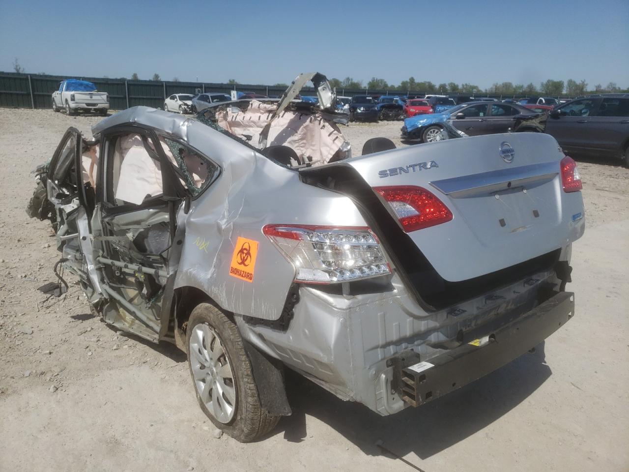 Photo 3 from auction – 2014 NISSAN SENTRA S with VIN 3N1AB7AP5EY241376