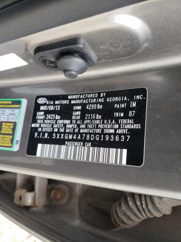 Photo 10 from auction – 2013 KIA OPTIMA LX with VIN 5XXGM4A78DG193637