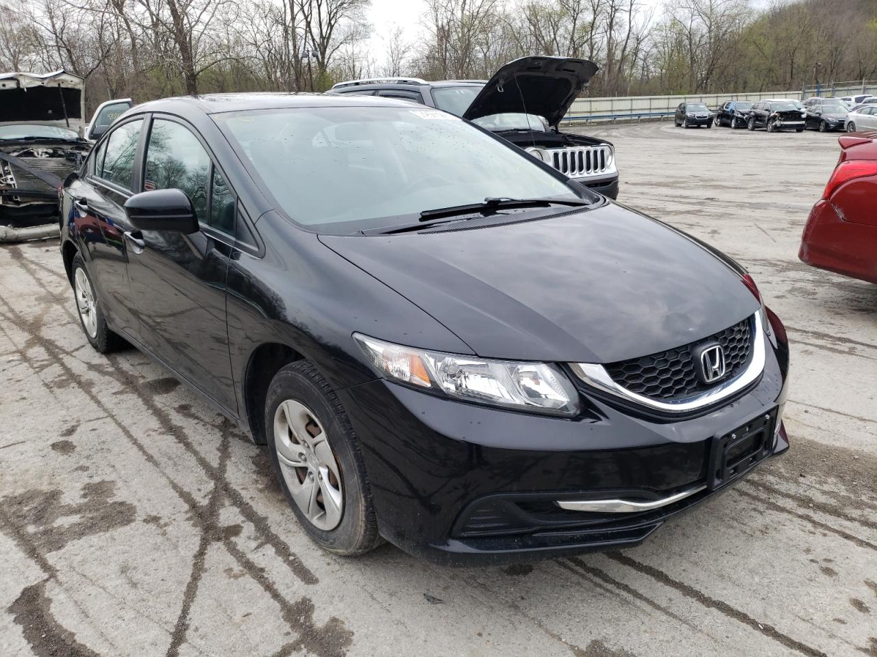 Photo 1 from auction – 2014 HONDA CIVIC LX with VIN 2HGFB2F53EH520698
