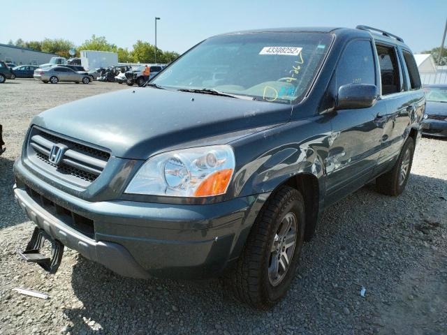 Photo 9 from auction – 2005 HONDA PILOT EX with VIN 2HKYF18485H500528