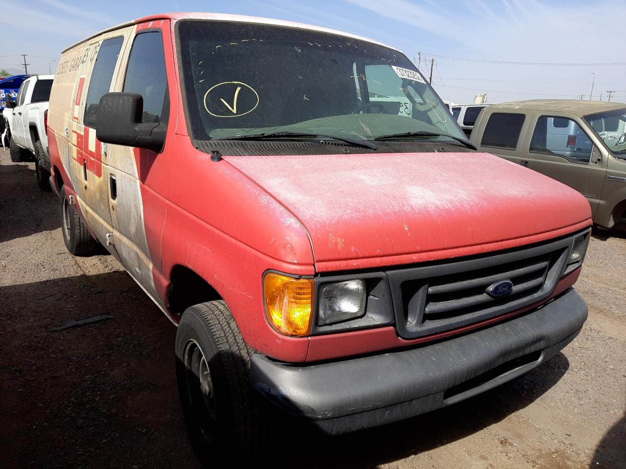 FORD ECONOLINE 2007 with VIN 1FTNE14W47DA74262 - Photo from auction