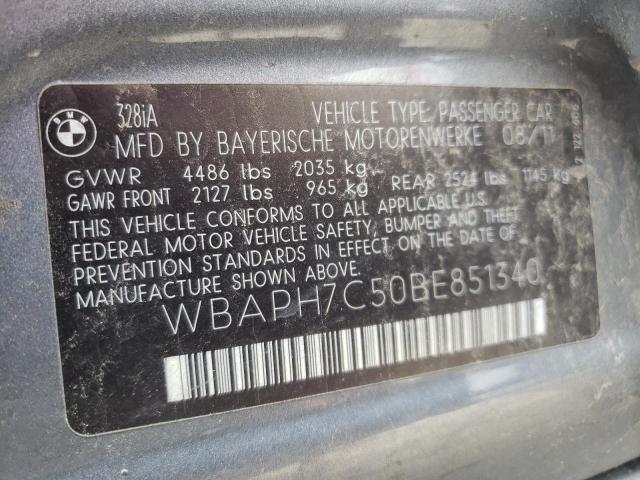 Photo 10 from auction – 2011 BMW 328 I with VIN WBAPH7C50BE851340