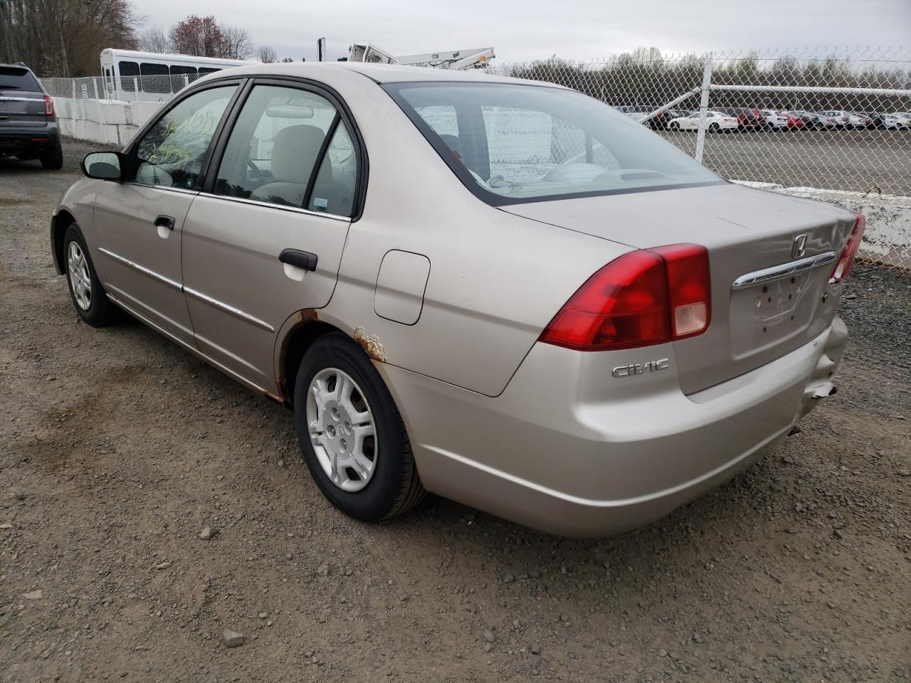 Photo 3 from auction – 2001 HONDA CIVIC LX with VIN 2HGES16591H567900
