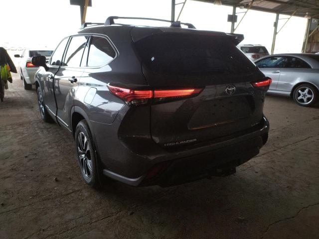 Photo 3 from auction – 2021 TOYOTA HIGHLANDER with VIN 5TDHZRBH0MS557252