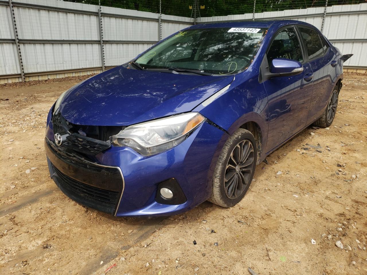 Photo 2 from auction – 2015 TOYOTA COROLLA with VIN 5YFBURHE2FP196622
