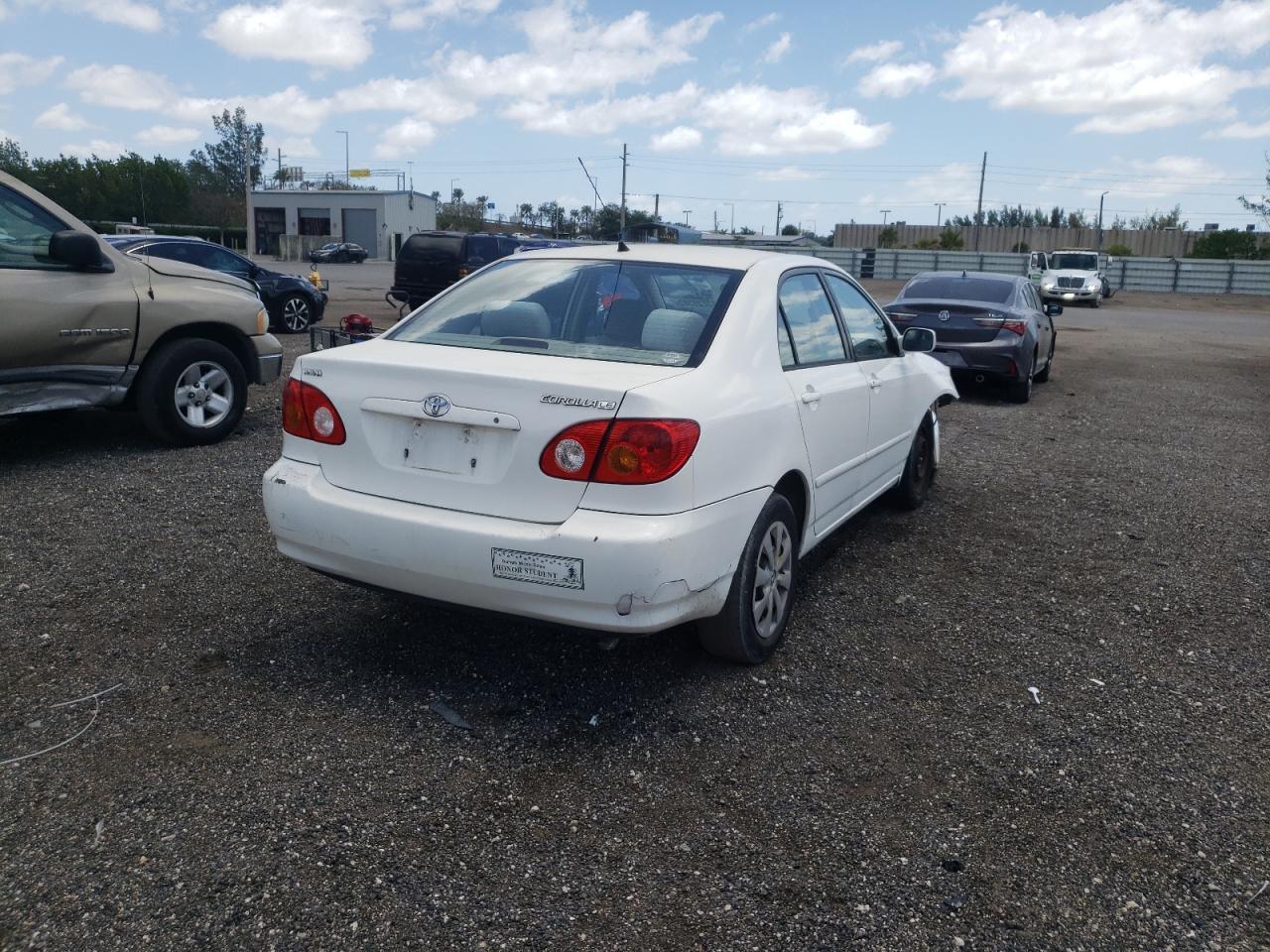 Photo 4 from auction – 2003 TOYOTA COROLLA with VIN 1NXBR32E73Z091544