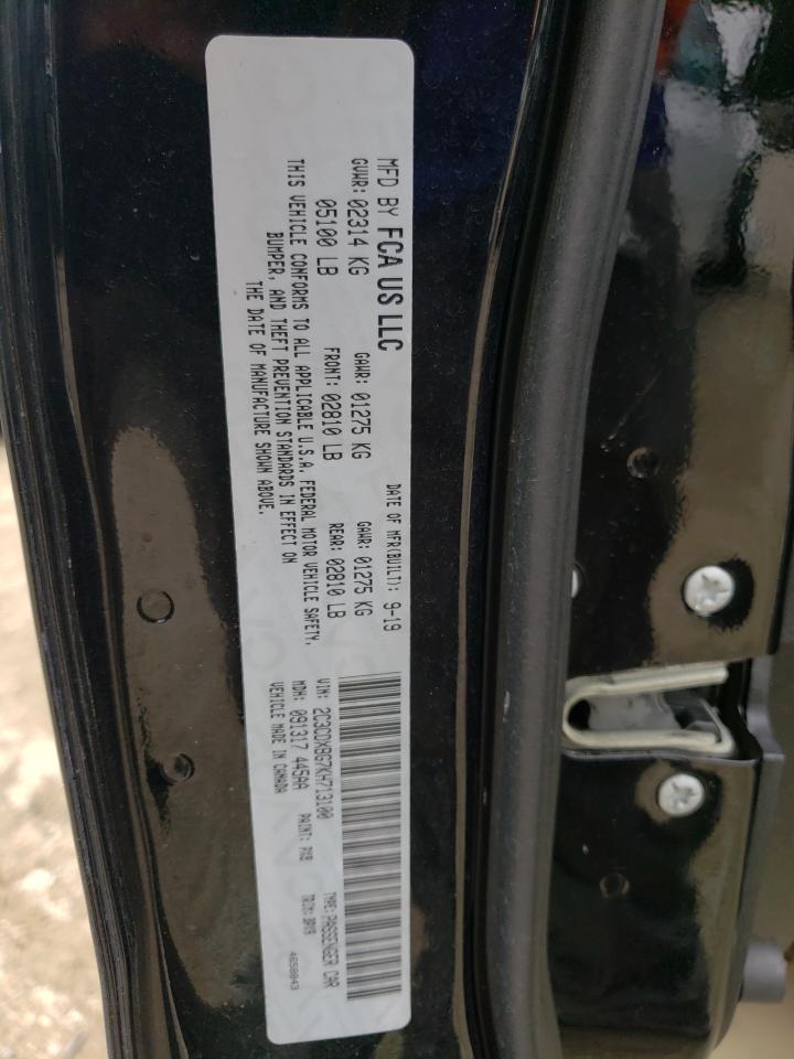 Photo 10 from auction – 2019 DODGE CHARGER SX with VIN 2C3CDXBG7KH713100