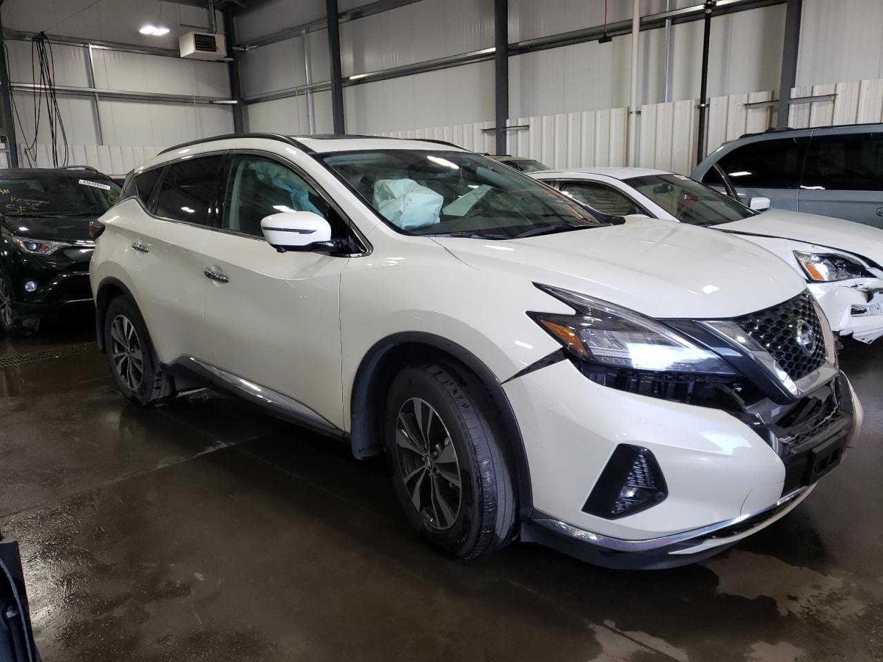 NISSAN MURANO SV 2020 with VIN 5N1AZ2BS8LN168069 - Photo from auction