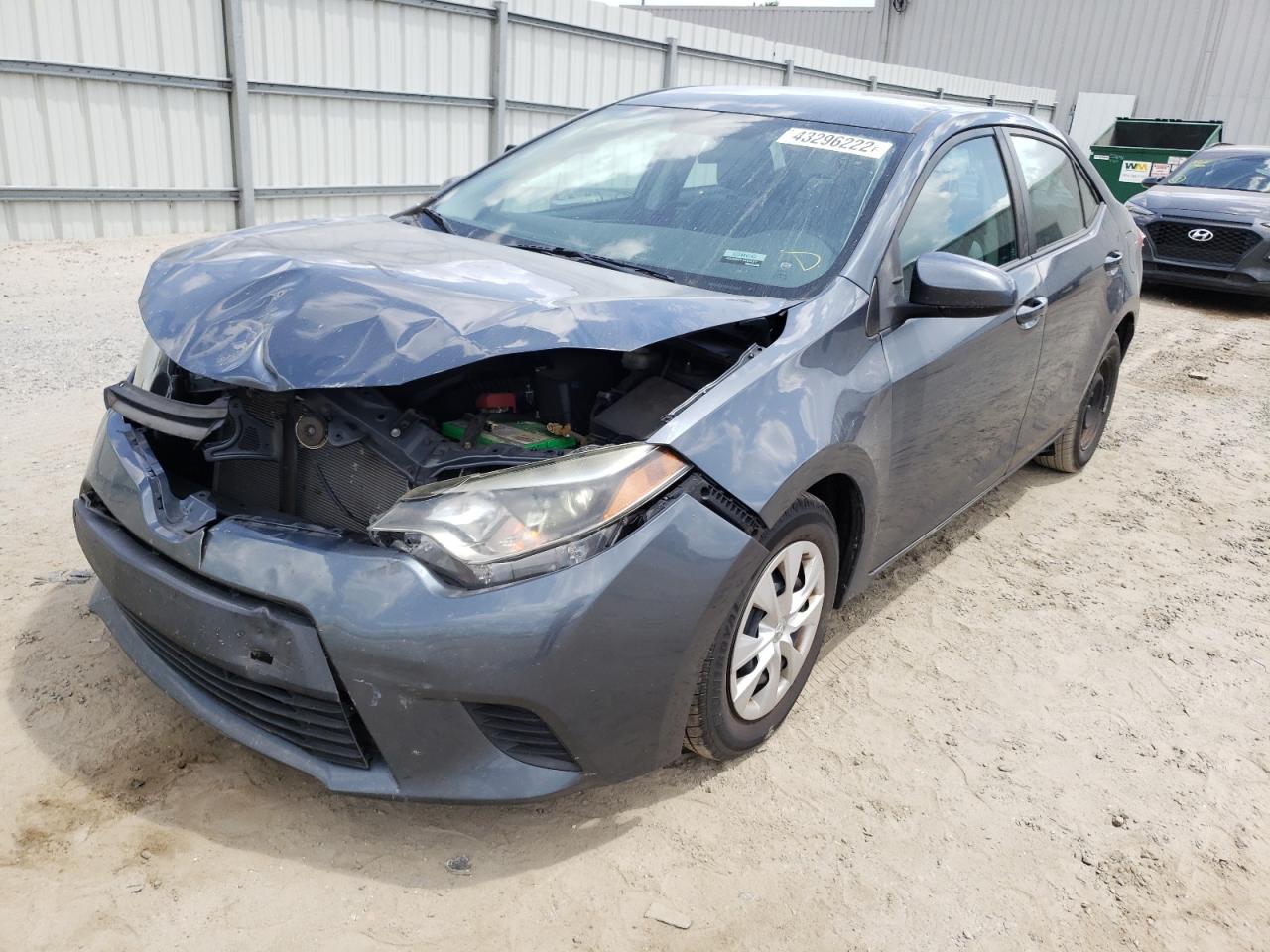 Photo 2 from auction – 2014 TOYOTA COROLLA L with VIN 2T1BURHE5EC184902