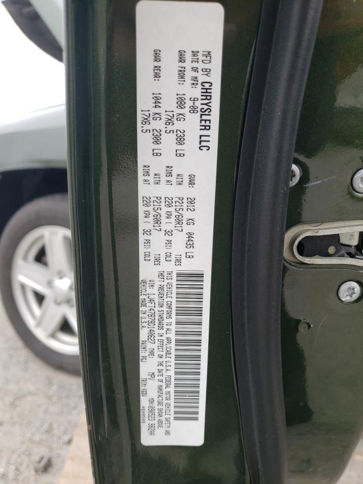 Photo 10 from auction – 2009 JEEP COMPASS SP with VIN 1J4FT47B79D140627