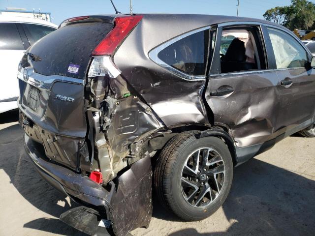Photo 9 from auction – 2016 HONDA CR-V SE with VIN 5J6RM4H47GL035454