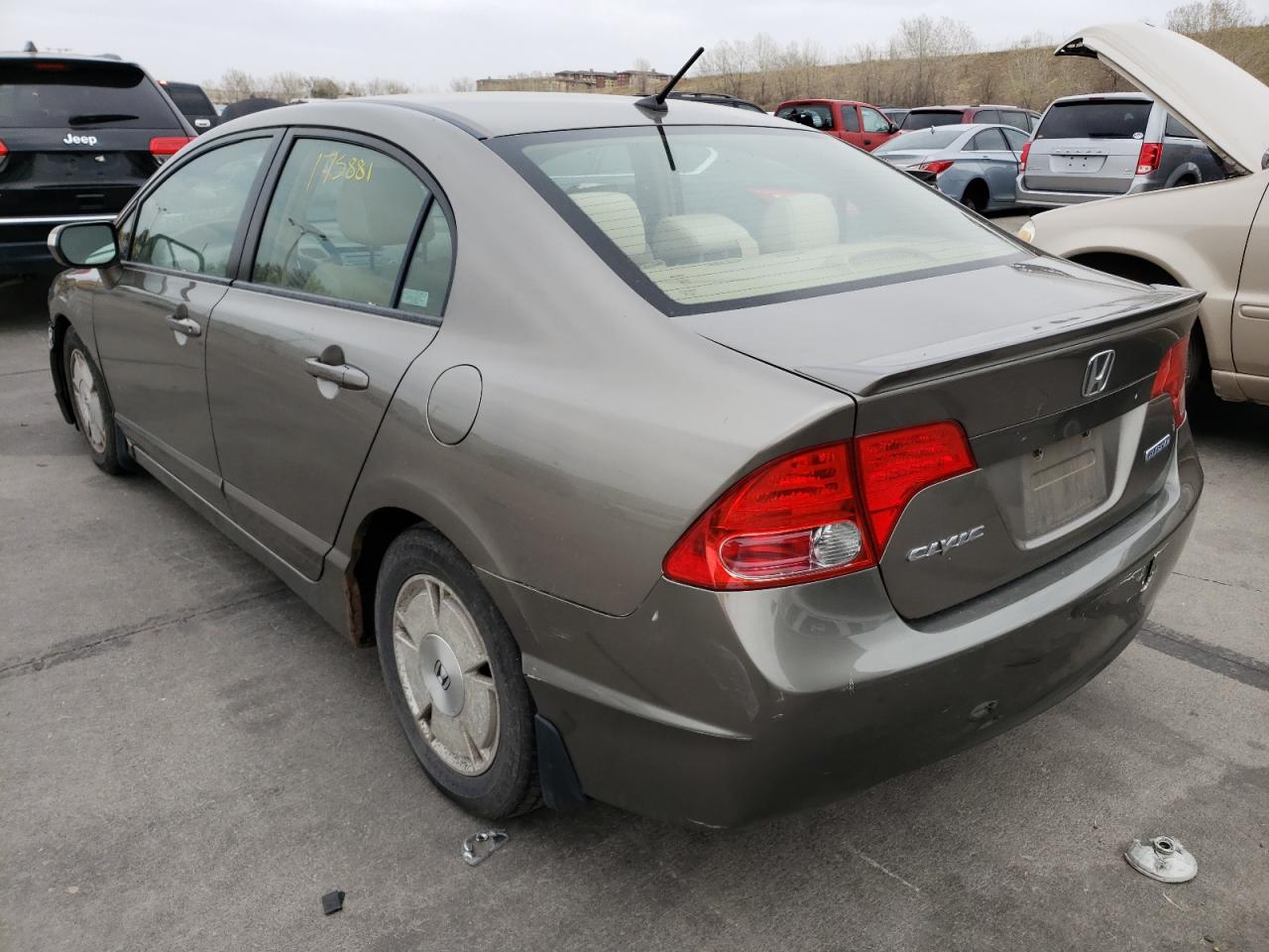 Photo 3 from auction – 2007 HONDA CIVIC with VIN JHMFA36297S008662