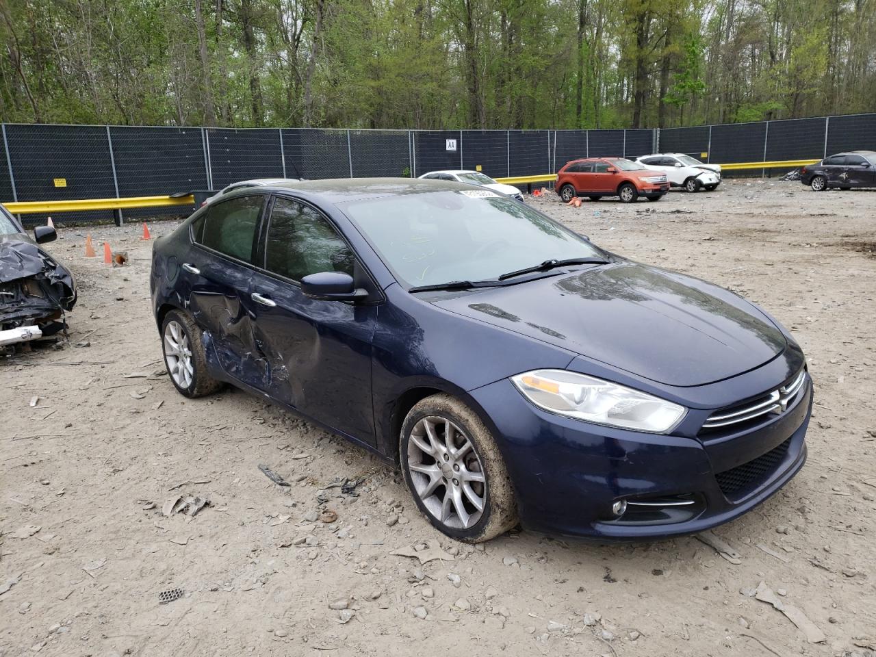 DODGE DART LIMIT 2013 with VIN 1C3CDFCA9DD107964 - Photo from auction