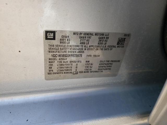 Photo 10 from auction – 2015 CHEVROLET SILVERADO with VIN 1GC1KVEG0FF673975