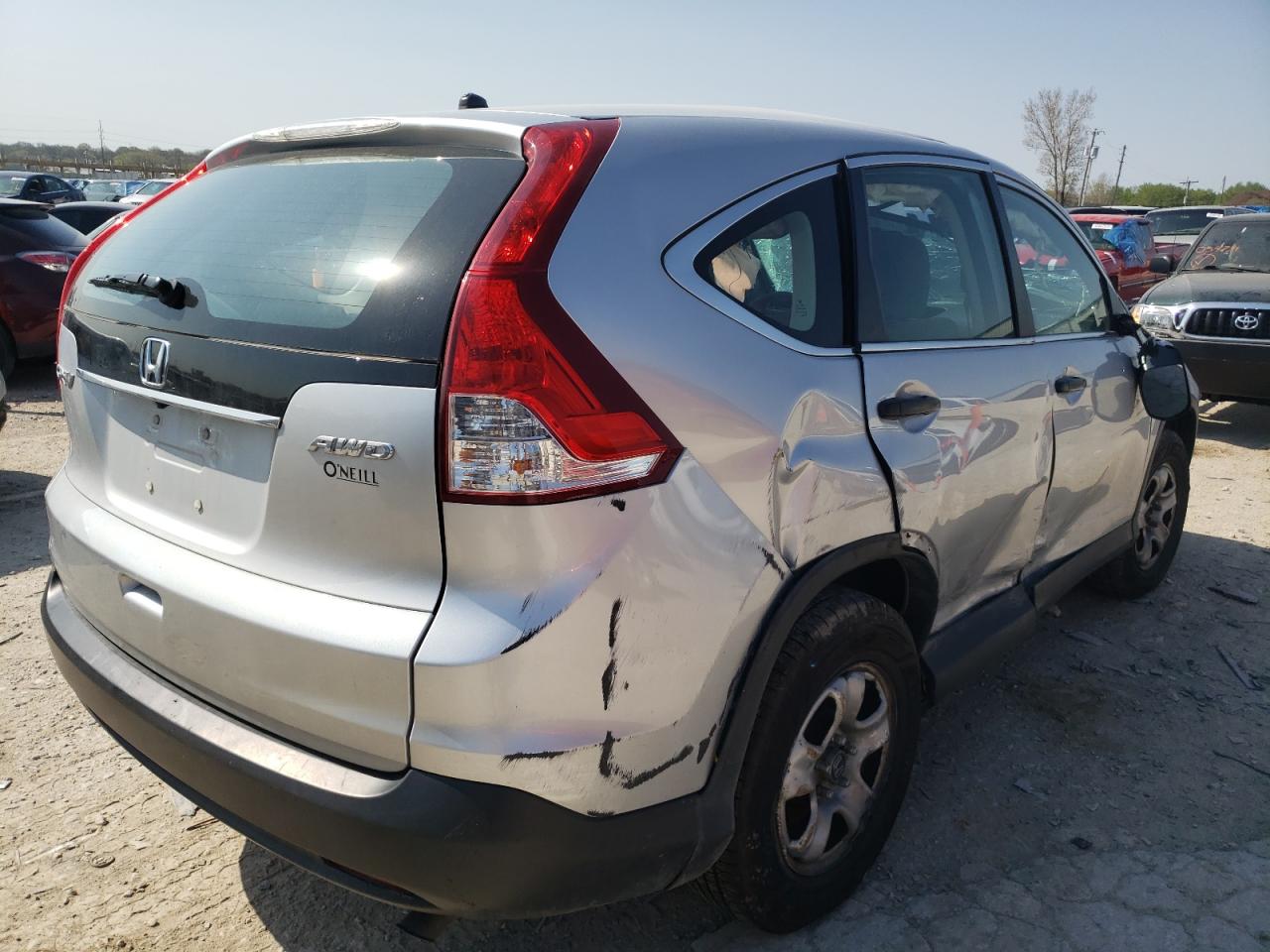 Photo 4 from auction – 2014 HONDA CR-V LX with VIN 5J6RM4H38EL076549