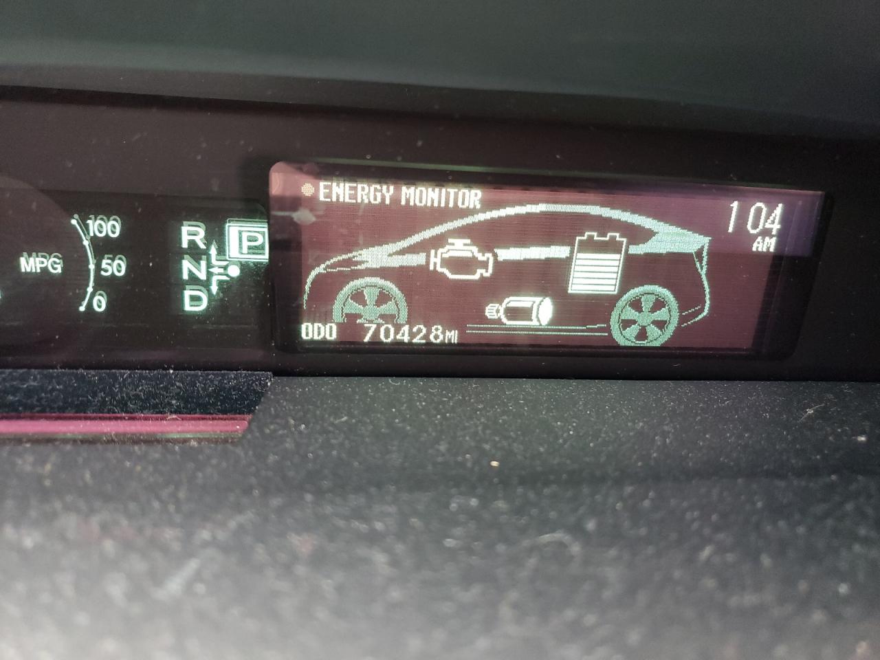 Photo 8 from auction – 2011 TOYOTA PRIUS with VIN JTDKN3DU6B1441573