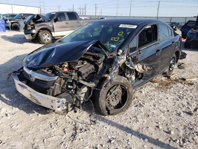 Photo 2 from auction – 2012 HONDA CIVIC LX with VIN 19XFB2F5XCE101142
