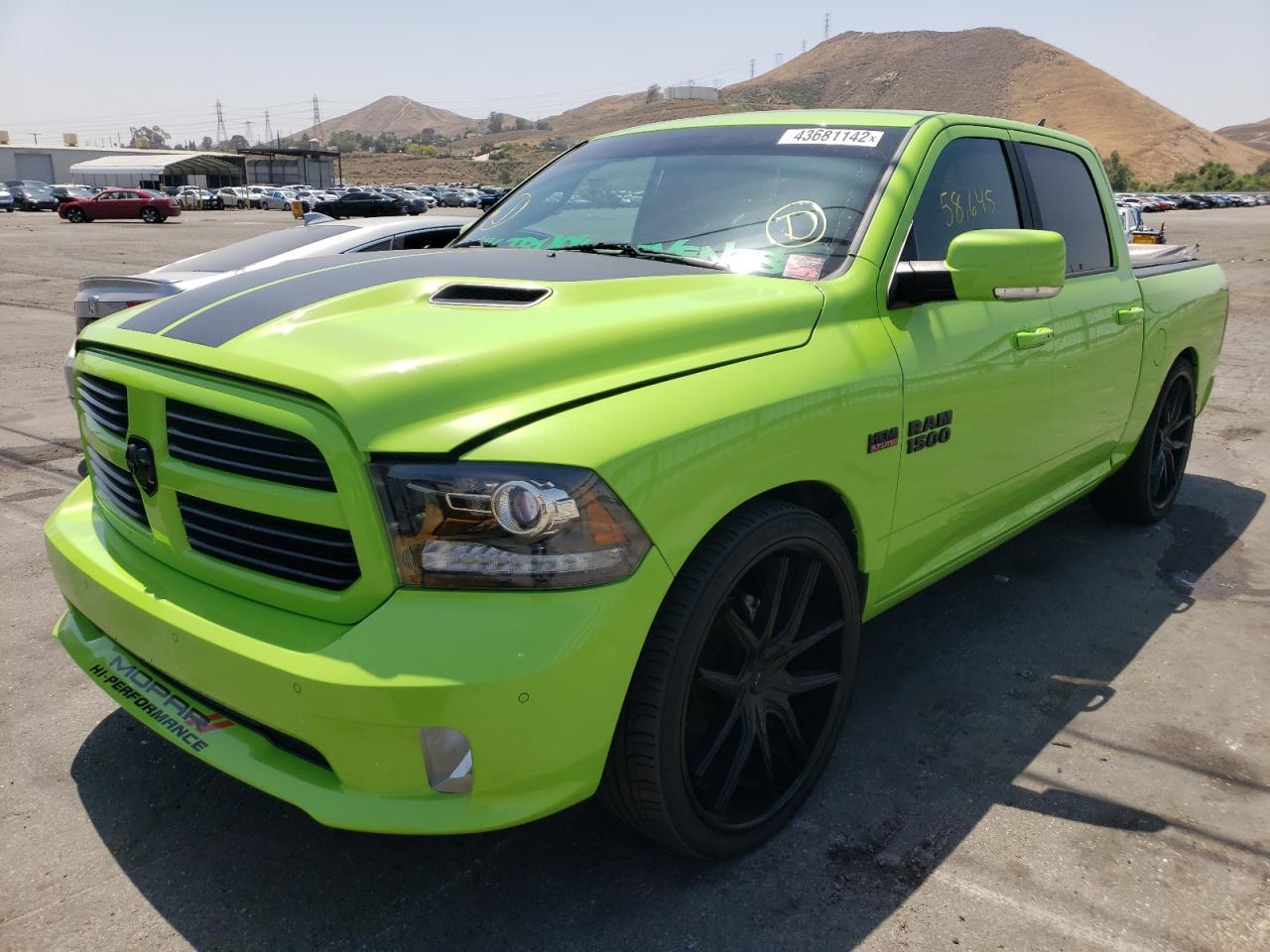 Photo 2 from auction – 2017 RAM 1500 SPORT with VIN 1C6RR6MT6HS804704