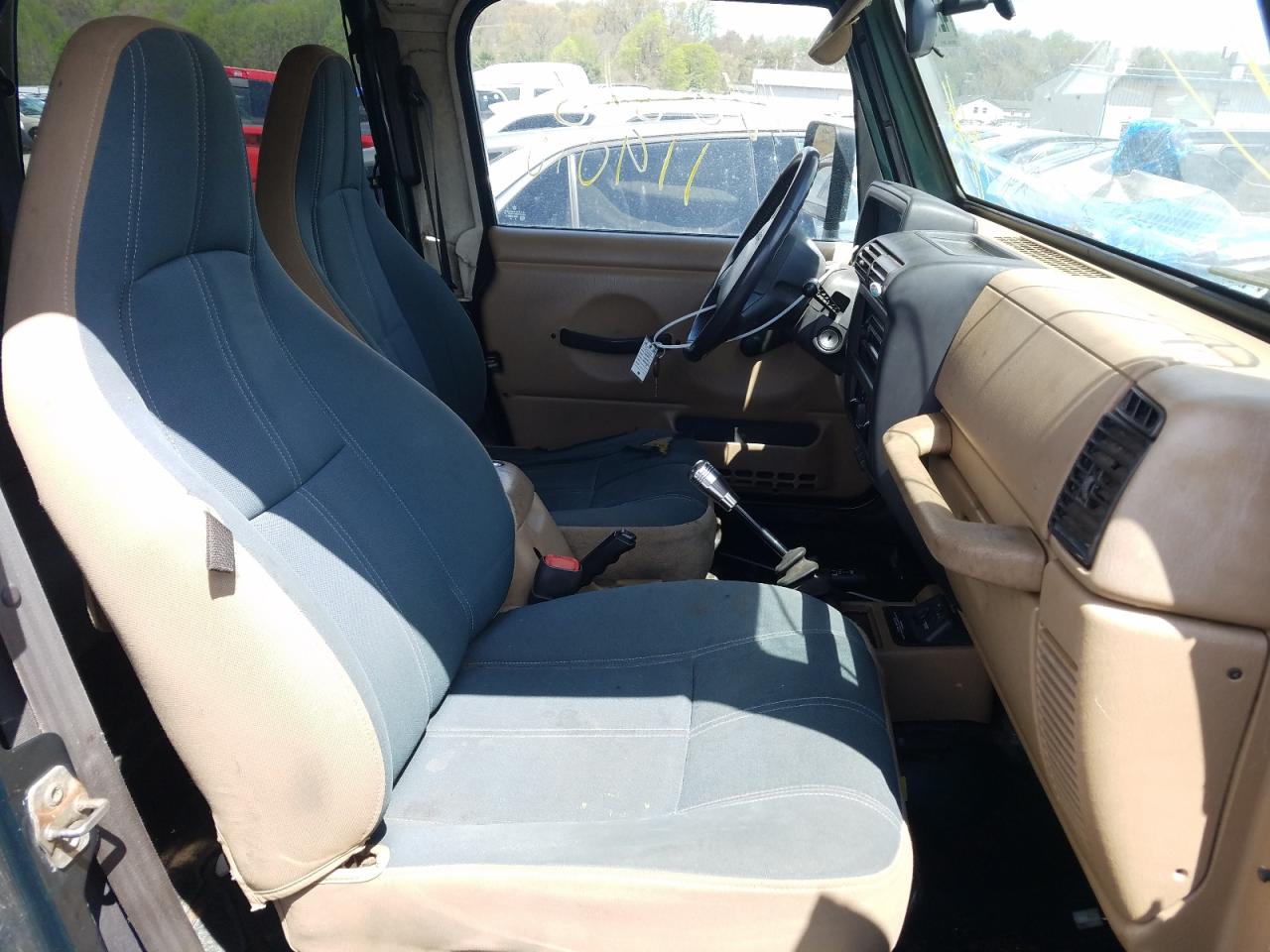 Photo 5 from auction – 2000 JEEP WRANGLER / with VIN 1J4FA59S0YP736975