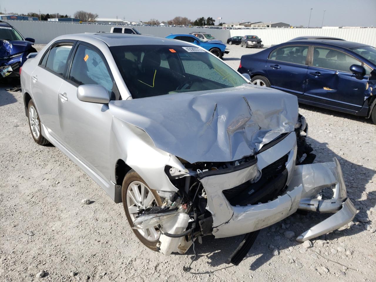 TOYOTA COROLLA 2010 with VIN 1NXBU4EE5AZ240255 - Photo from auction