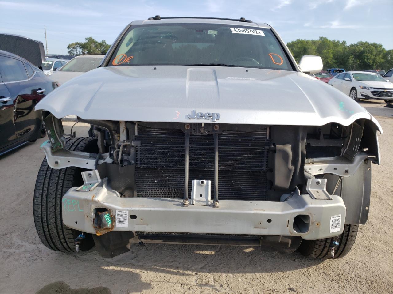 Photo 9 from auction – 2008 JEEP GRAND CHER with VIN 1J8HS58278C185389