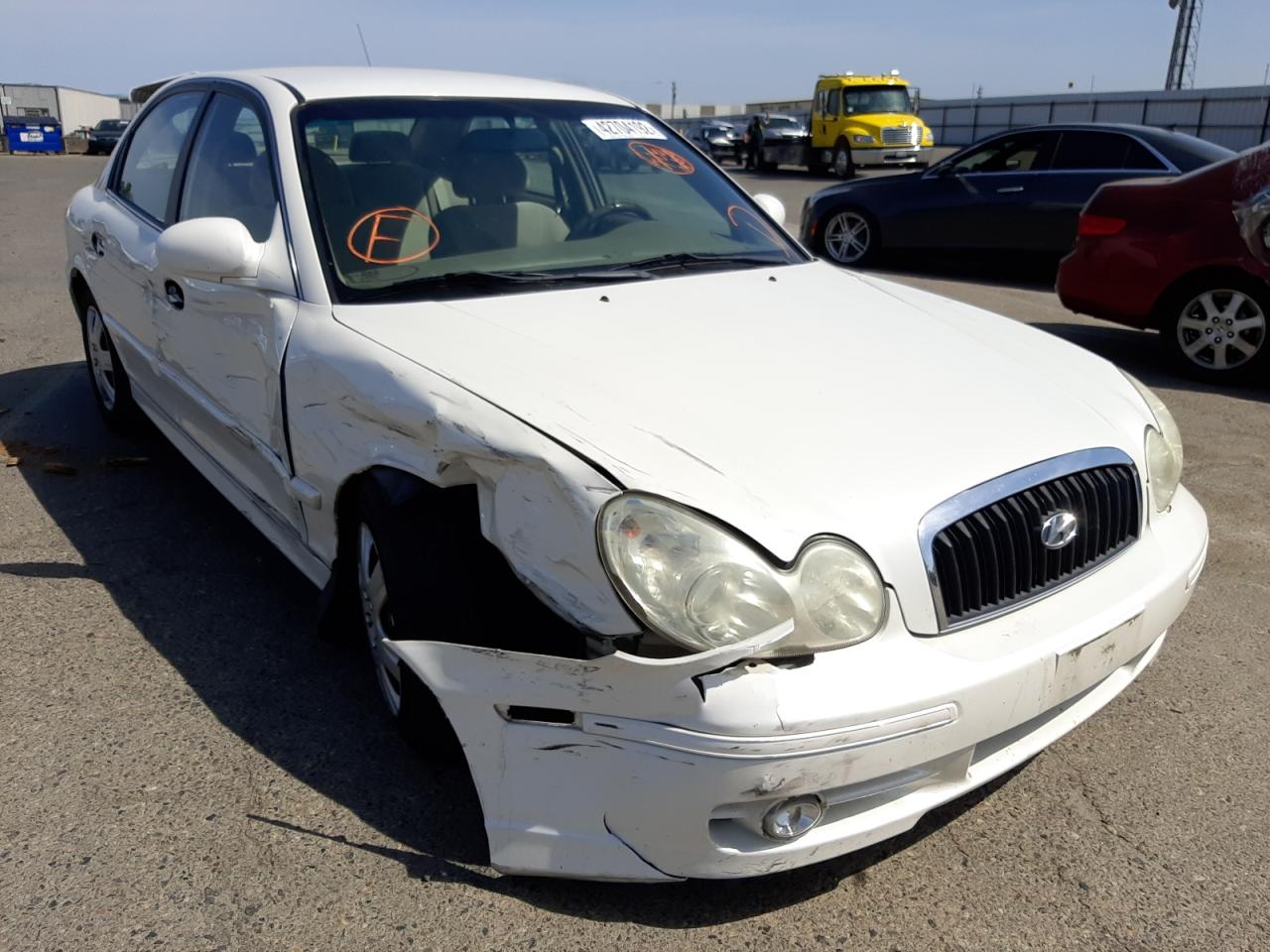 HYUNDAI SONATA GL 2004 with VIN KMHWF25S44A952445 - Photo from auction