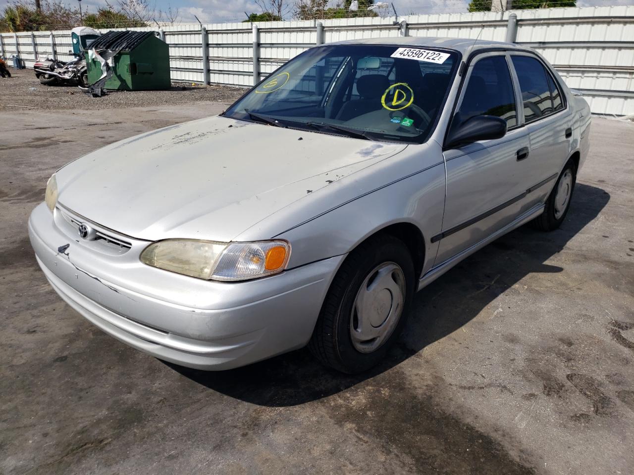 Photo 2 from auction – 2000 TOYOTA COROLLA VE with VIN 2T1BR12E6YC281364